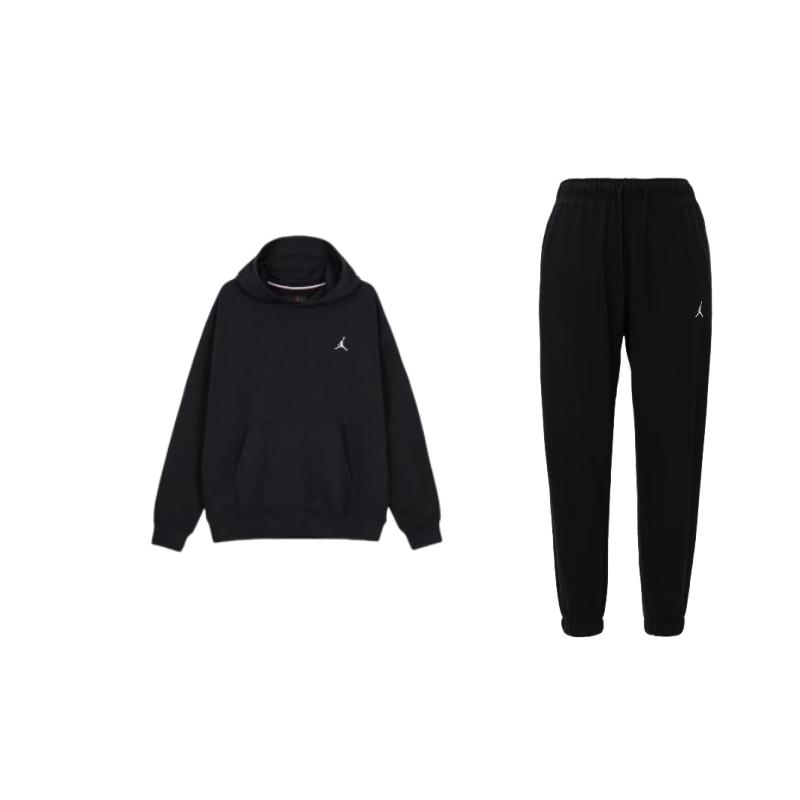 Jordan Solid Color Logo Hoodie And Knit Pants Casual Sports Set Men sweatshirt, pants Black FV8609-010+FJ7775-010 M
Jordan Solid Color Logo Hoodie And Knit Pants Casual Sports Set Men sweatshirt, pants Black FV8609-010+FJ7775-010 M
