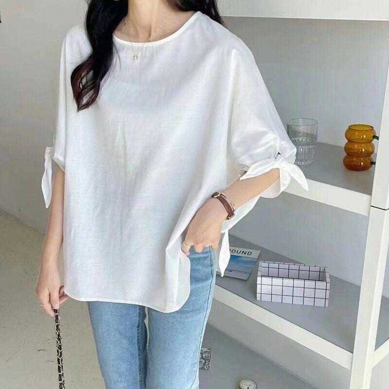 In-Stock Japanese-Style Rakuten Short-Sleeve Women s Top, New Korean Version, Stylish and Age-Reducing Loose Solid Color Shirt for Plus-Size Women White One Size Fits All
In-Stock Japanese-Style Rakuten Short-Sleeve Women s Top, New Korean Version, Stylish and Age-Reducing Loose Solid Color Shirt for Plus-Size Women White One Size Fits All