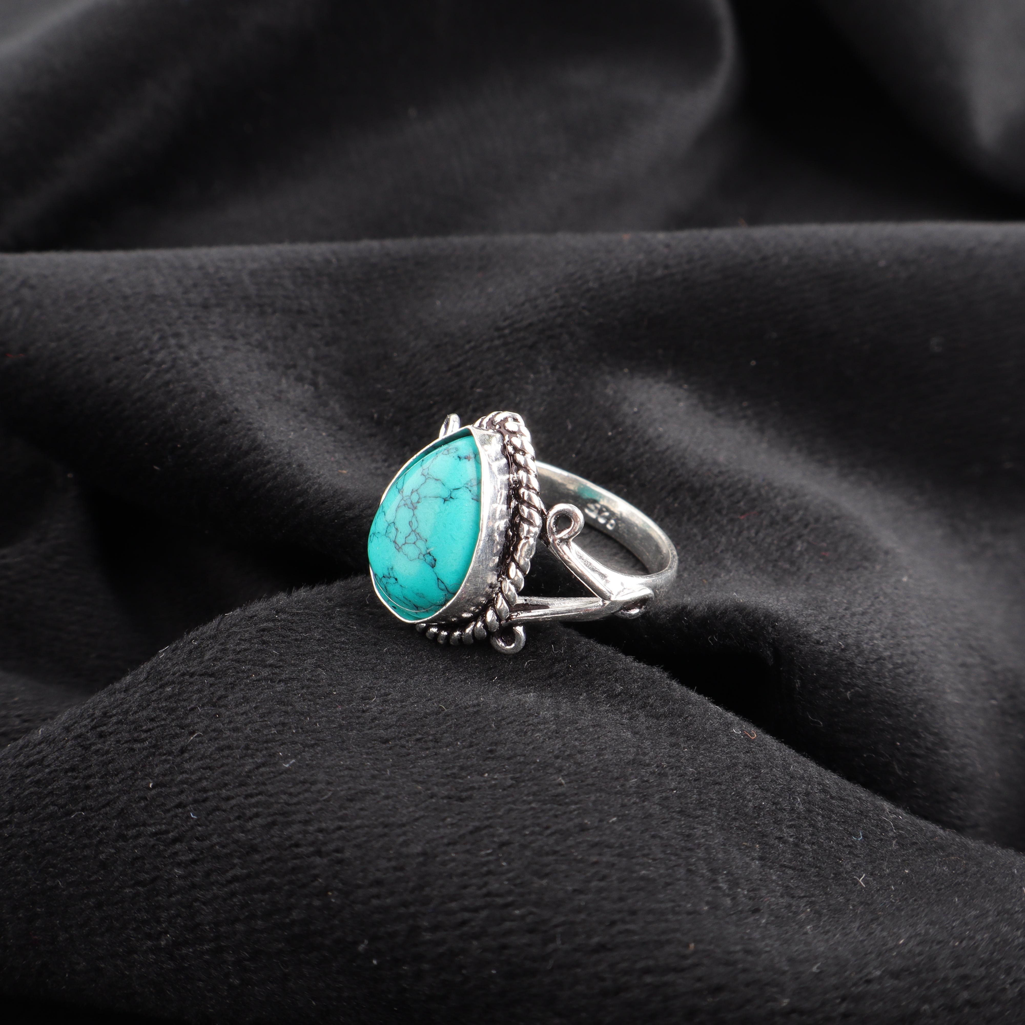 Синее бирюзовое кольцо из драгоценного камня ручной работы, 925 пробы, цельное стерлинговое серебро, богемное украшение, привлекательное серебряное кольцо в подарок жене 7
Синее бирюзовое кольцо из драгоценного камня ручной работы, 925 пробы, цельное стерлинговое серебро, богемное украшение, привлекательное серебряное кольцо в подарок жене 7