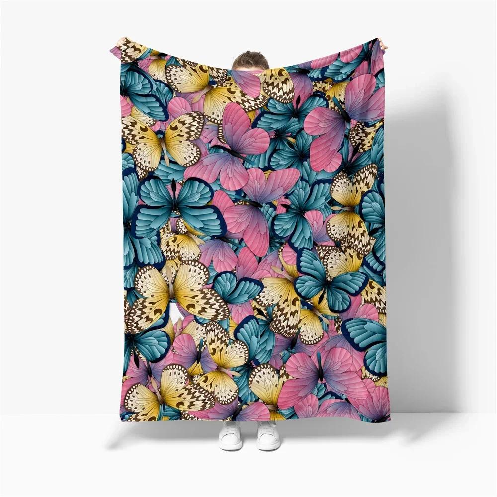 Butterfly Pattern Throw Blankets Super Soft Printing Family Car and Sofa Flannel Blanket on The Bed Throws Summer Office Quilts 75x100cm
Butterfly Pattern Throw Blankets Super Soft Printing Family Car and Sofa Flannel Blanket on The Bed Throws Summer Office Quilts 75x100cm
