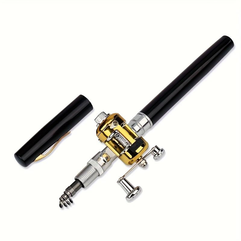 Small Mini Pen Pocket Fishing Rod With Spinning Reel, Portable Foldable Telescopic Fishing Rod, Suitable For River, Lake, Ice Fishing чорний
Small Mini Pen Pocket Fishing Rod With Spinning Reel, Portable Foldable Telescopic Fishing Rod, Suitable For River, Lake, Ice Fishing чорний