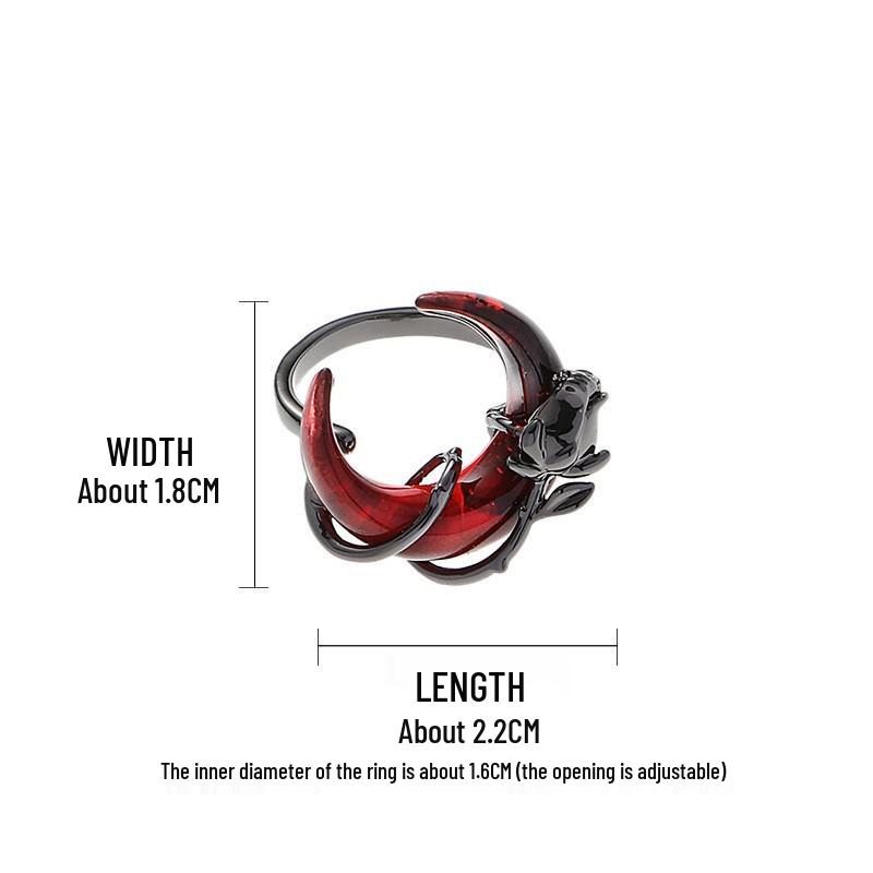 Rose Red Asymmetrical Crescent Earrings: Niche Retro Chinese Design, High-End, Versatile, Fashionable Studs for Women
Rose Red Asymmetrical Crescent Earrings: Niche Retro Chinese Design, High-End, Versatile, Fashionable Studs for Women