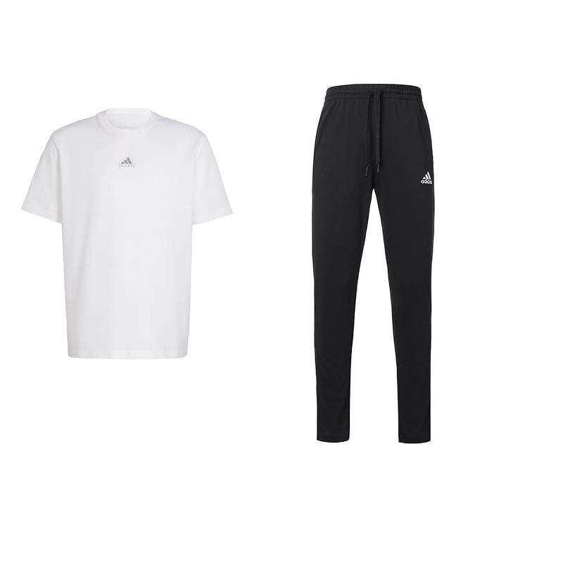 Adidas Essentials Solid Color Breathable Short Sleeve T-Shirt Slim Fit Running Long Pants Casual Sports Set Men Sports Set IR8400+GK9222 M
Adidas Essentials Solid Color Breathable Short Sleeve T-Shirt Slim Fit Running Long Pants Casual Sports Set Men Sports Set IR8400+GK9222 M