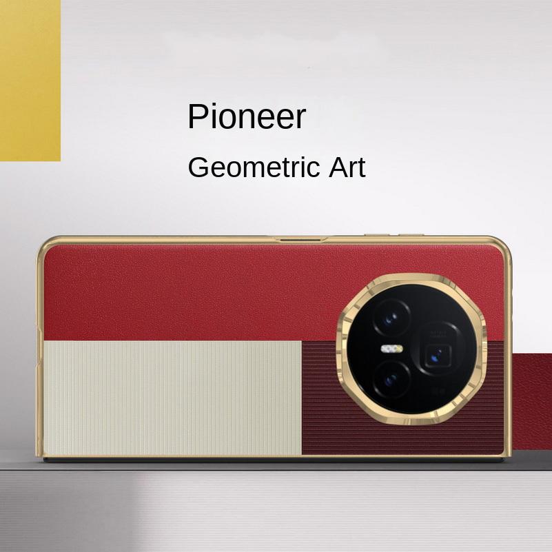 Plain Leather Geometric Stitching Color Plated Frame Case For Honor Magic V3 magic v 3 Slim Camera Lens Protection Cover HONOR Magic V3
Plain Leather Geometric Stitching Color Plated Frame Case For Honor Magic V3 magic v 3 Slim Camera Lens Protection Cover HONOR Magic V3