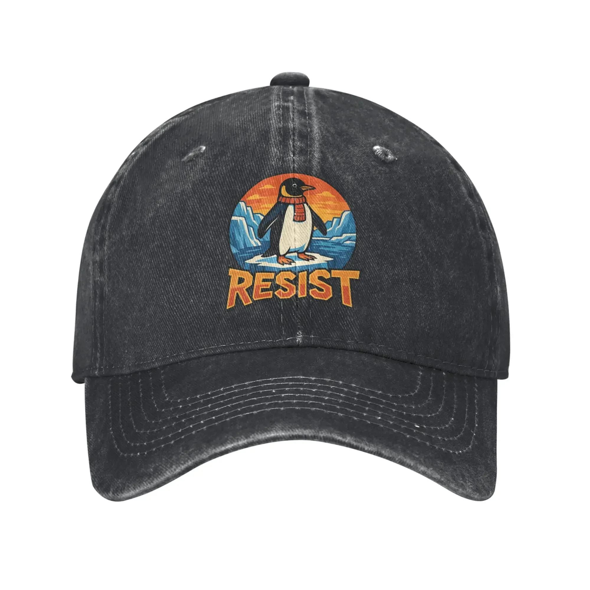Resist Penguins Protest Against Tariffs Baseball Cap Sun Outdoor Gym Washed Hip Hop Hats Unisex Unisex Casual Print Snapback Cap One Size
Resist Penguins Protest Against Tariffs Baseball Cap Sun Outdoor Gym Washed Hip Hop Hats Unisex Unisex Casual Print Snapback Cap One Size