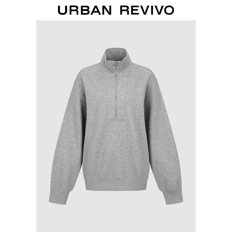 UR2026 Women s Trendy Stand Collar Half-Zip Oversized Sweatshirt S
UR2026 Women s Trendy Stand Collar Half-Zip Oversized Sweatshirt S
