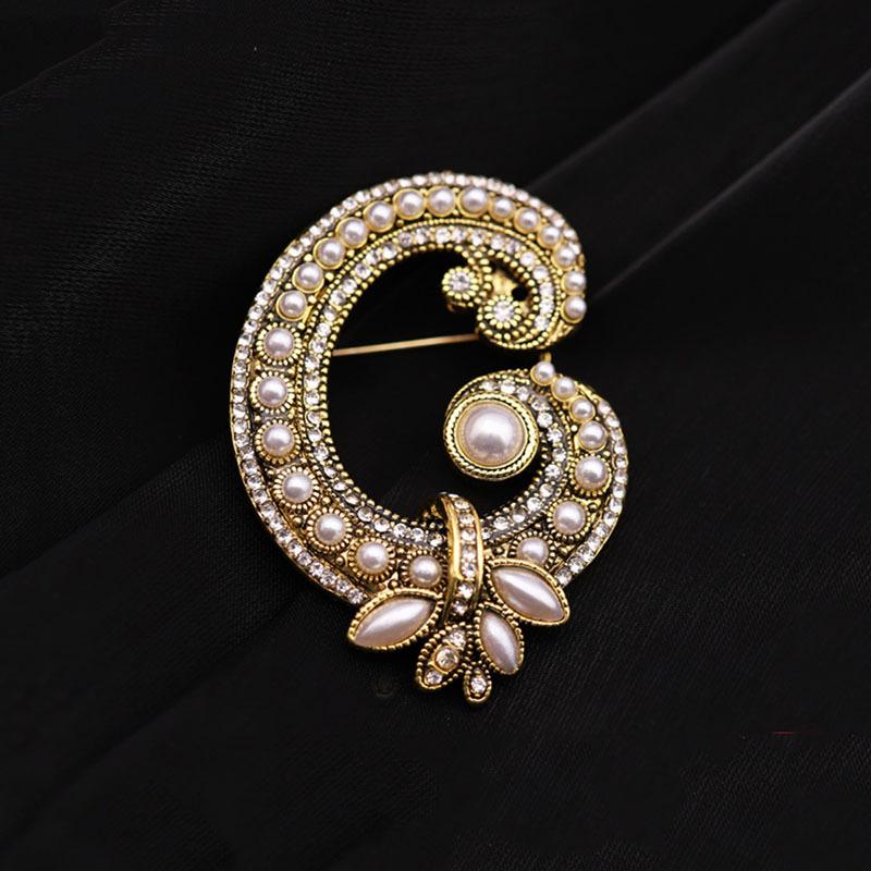 Ретро-модная брошь в виде буквы G, индивидуальный темперамент, бриллиантовая булавка с жемчугом, премиум-ниша, универсальные аксессуары
Ретро-модная брошь в виде буквы G, индивидуальный темперамент, бриллиантовая булавка с жемчугом, премиум-ниша, универсальные аксессуары