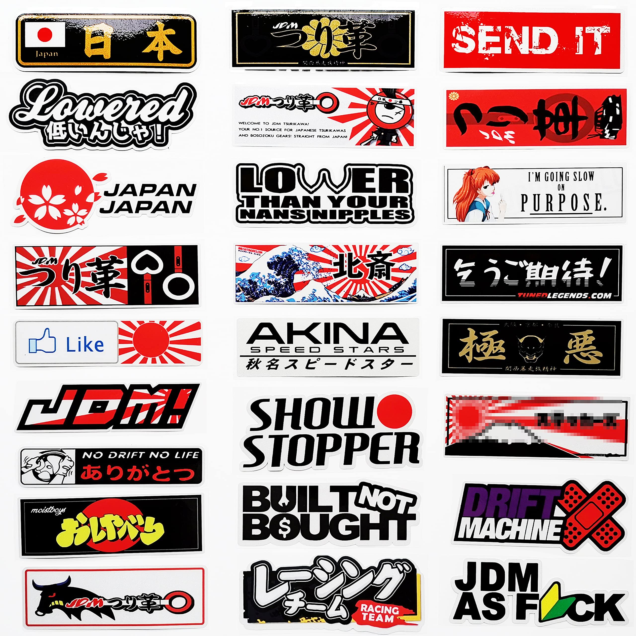 38 Pieces Race Car Stickers Cool Rising Sun Flag JDM Stickers Stickers for Cars Variety Light Car Decals
38 Pieces Race Car Stickers Cool Rising Sun Flag JDM Stickers Stickers for Cars Variety Light Car Decals