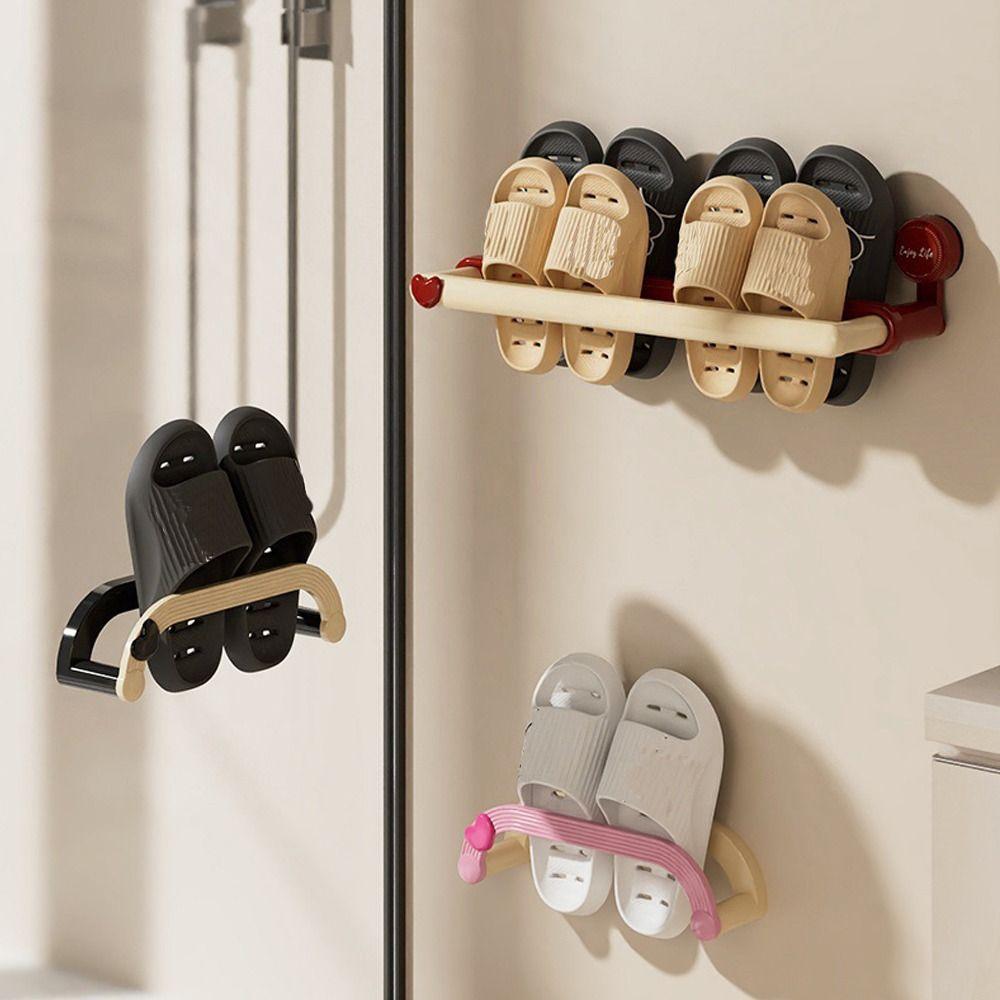 Suction Cup Slippers Hanging Shelf Reusable Toilet Shoes Rack Home Bedroom Storage Hook black-small
Suction Cup Slippers Hanging Shelf Reusable Toilet Shoes Rack Home Bedroom Storage Hook black-small