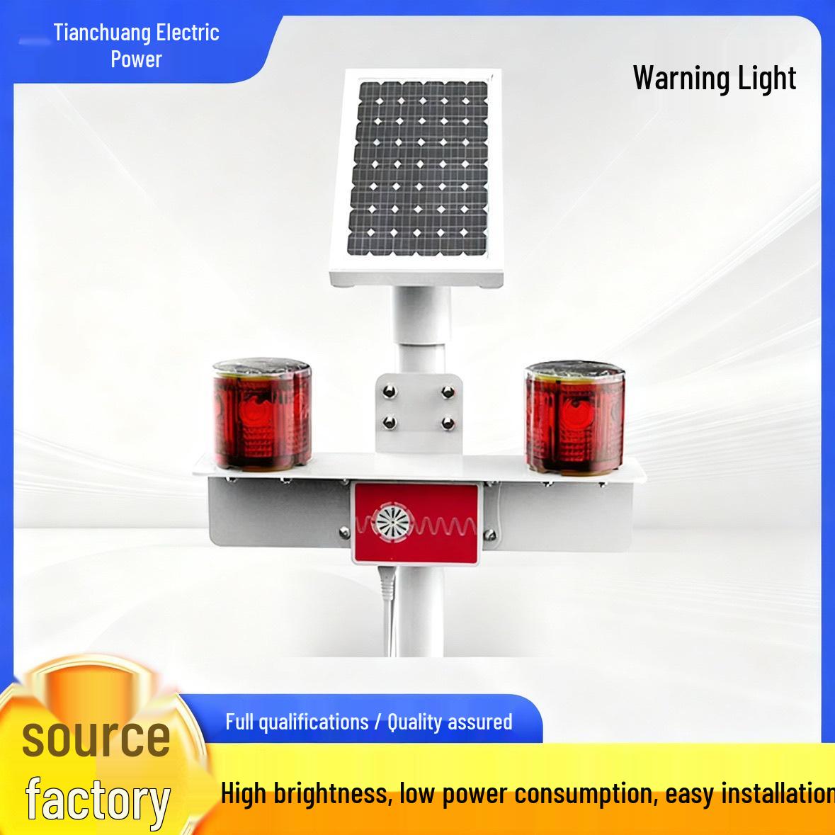 Solar-Powered Voice Warning Light for Construction and High-Voltage Areas
Solar-Powered Voice Warning Light for Construction and High-Voltage Areas