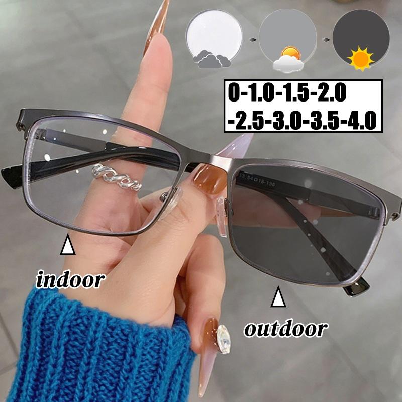 Business Style Men s Photochromic Glasses Trendy Popular Square Frame Myopia Glasses Vintage Near Sight Eyeglasss for Women 0 чёрный
Business Style Men s Photochromic Glasses Trendy Popular Square Frame Myopia Glasses Vintage Near Sight Eyeglasss for Women 0 чёрный