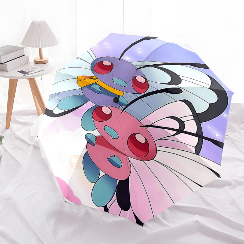 Butterfree Inspired Automatic Opening Folding Umbrella with 8 Bone Iron Frame,Perfect for Fans and Travelers,Ideal Gift for Festivals and
Butterfree Inspired Automatic Opening Folding Umbrella with 8 Bone Iron Frame,Perfect for Fans and Travelers,Ideal Gift for Festivals and