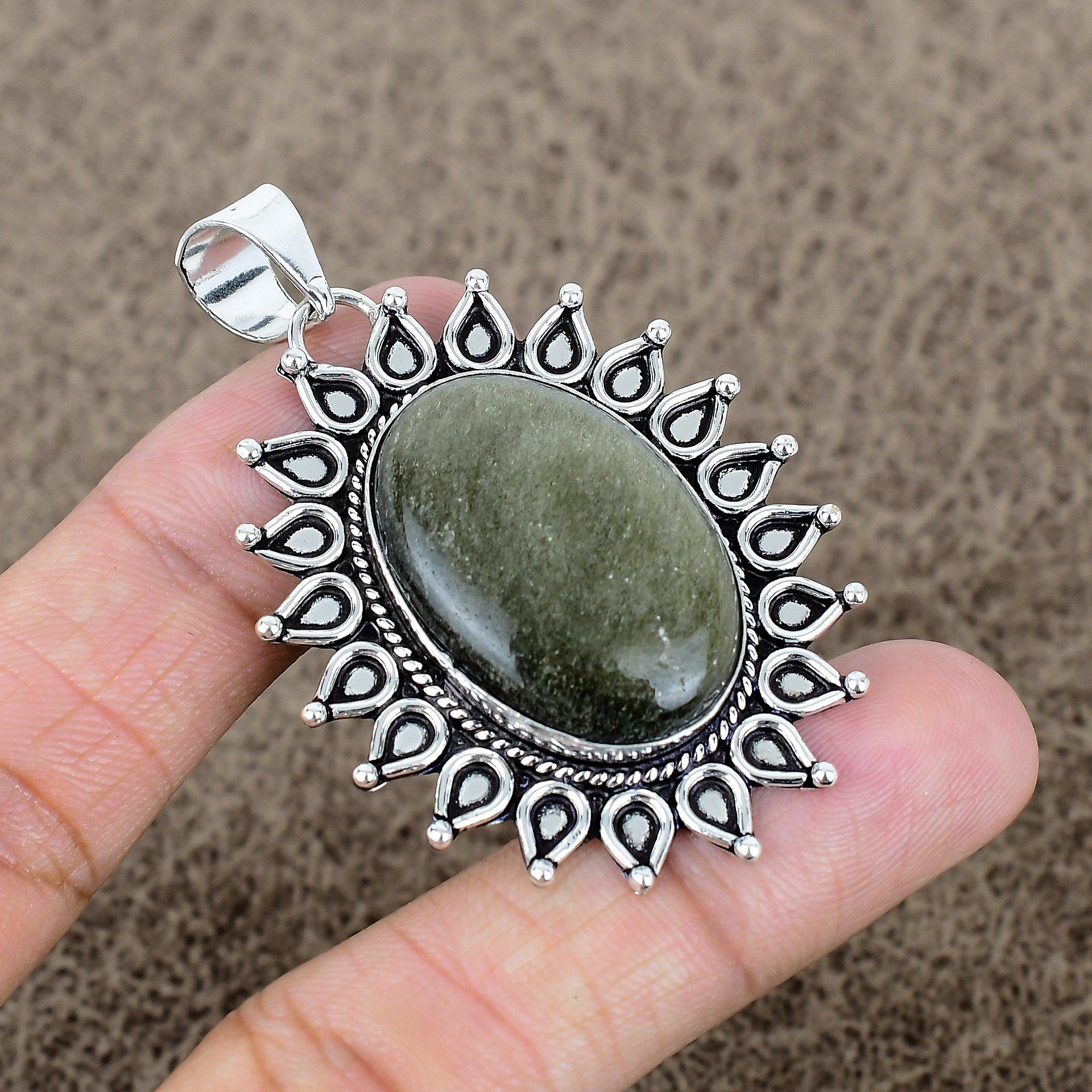 Silver Sheen Obsidian Gemstone 925 Sterling Silver Jewelry Pendant 2.36 KKG-723
Silver Sheen Obsidian Gemstone 925 Sterling Silver Jewelry Pendant 2.36 KKG-723