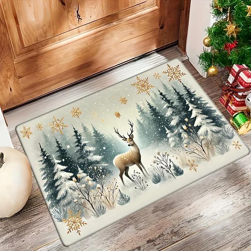 VIKAMA Christmas Elk Entrance Carpet Indoor and Outdoor Welcome Floor Mat Kitchen Balcony Floor Mat Christmas Home Decoration 40cm x 60cm
VIKAMA Christmas Elk Entrance Carpet Indoor and Outdoor Welcome Floor Mat Kitchen Balcony Floor Mat Christmas Home Decoration 40cm x 60cm