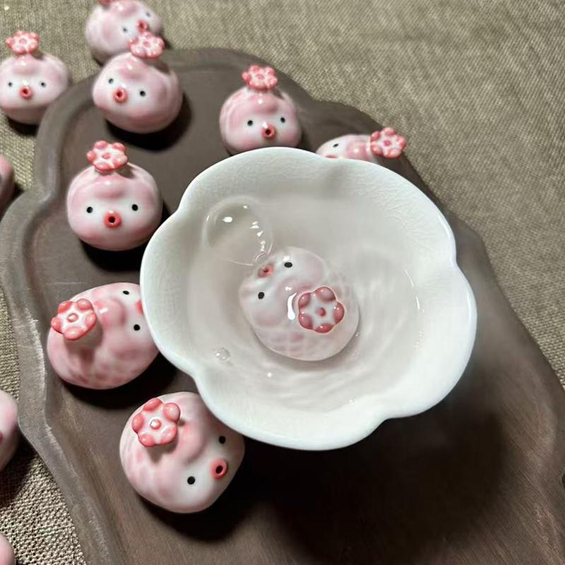 Pink Ceramic Tea Pet Fish Statue Little Fish Bubbles Under Cup Bottom Ornament Cute Water Mug Decor Gift For Tea Lovers
Pink Ceramic Tea Pet Fish Statue Little Fish Bubbles Under Cup Bottom Ornament Cute Water Mug Decor Gift For Tea Lovers