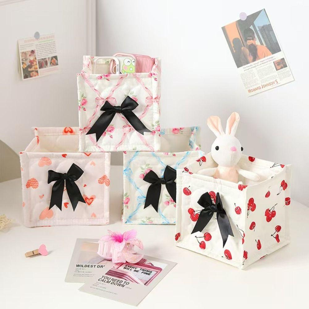 Square Storage Box Quilting Cotton Organizer Box Cute Desktop Storage Basket Home Decoration Love
Square Storage Box Quilting Cotton Organizer Box Cute Desktop Storage Basket Home Decoration Love