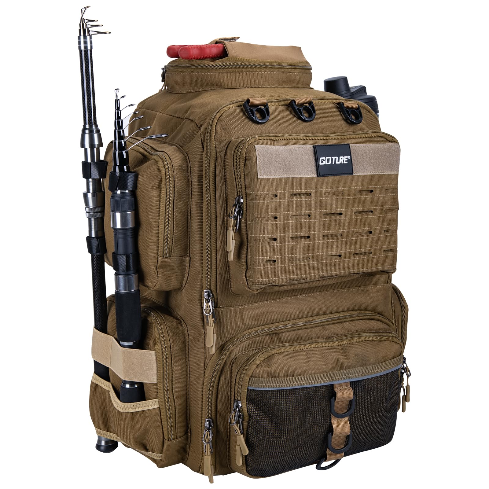 Goture Fishing 900D Oxford 45L Large Rain Cover Rod Tackle Perfect for and Outdoor Khaki Backpack, Fabric, Capacity, Water-Repellent, Included,
Goture Fishing 900D Oxford 45L Large Rain Cover Rod Tackle Perfect for and Outdoor Khaki Backpack, Fabric, Capacity, Water-Repellent, Included,