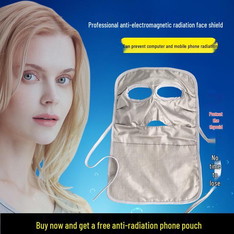 Unisex Anti-Radiation Full Face Mask for Mobile Phone & Computer Use Metal Fiber Light Blue Short
Unisex Anti-Radiation Full Face Mask for Mobile Phone & Computer Use Metal Fiber Light Blue Short