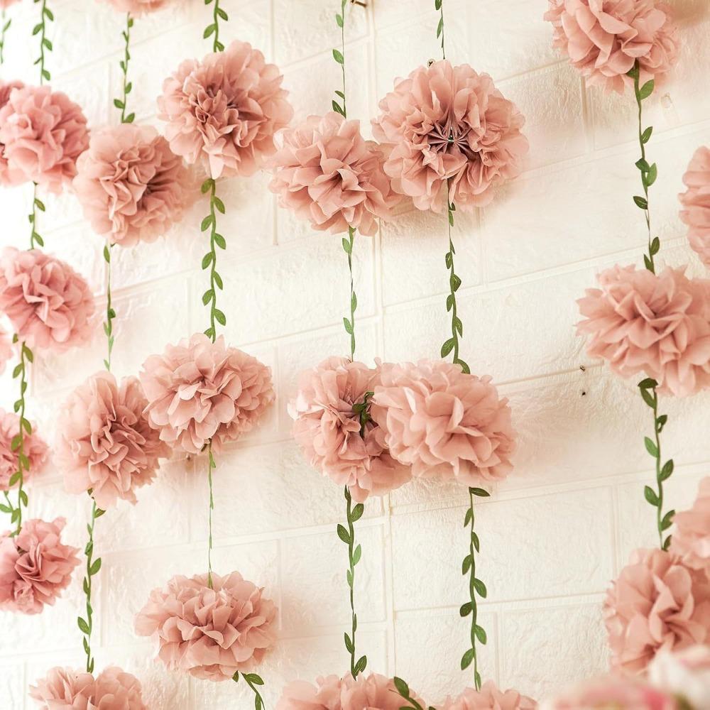 2.5m Tissue Paper Pom Pom Garlands Simulated Hanging Artificial Flowers Flowers Garland Wedding Engagement світло-рожевий колір
2.5m Tissue Paper Pom Pom Garlands Simulated Hanging Artificial Flowers Flowers Garland Wedding Engagement світло-рожевий колір