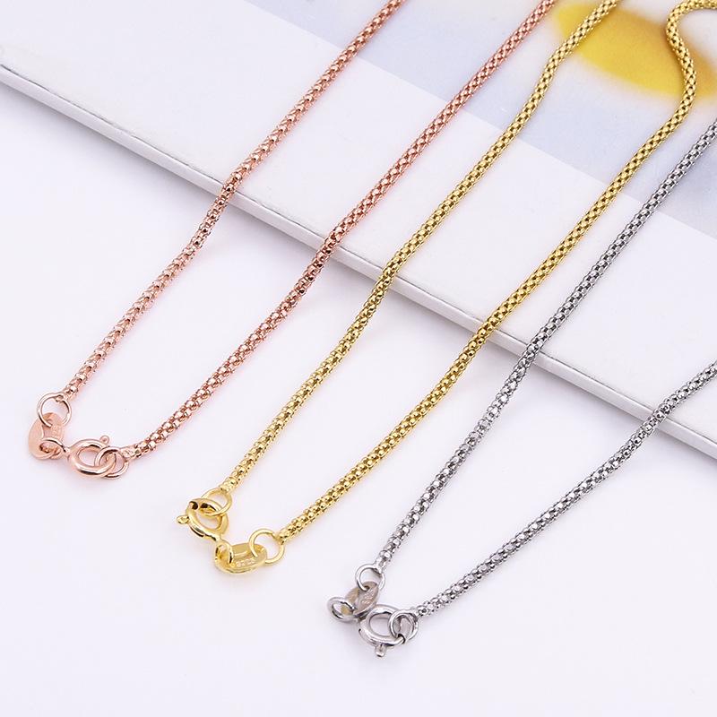 Trendy 999 Pure Silver Round Bead Necklace for Men & Women - Long Plain Sweater Chain 925 Silver
Trendy 999 Pure Silver Round Bead Necklace for Men & Women - Long Plain Sweater Chain 925 Silver