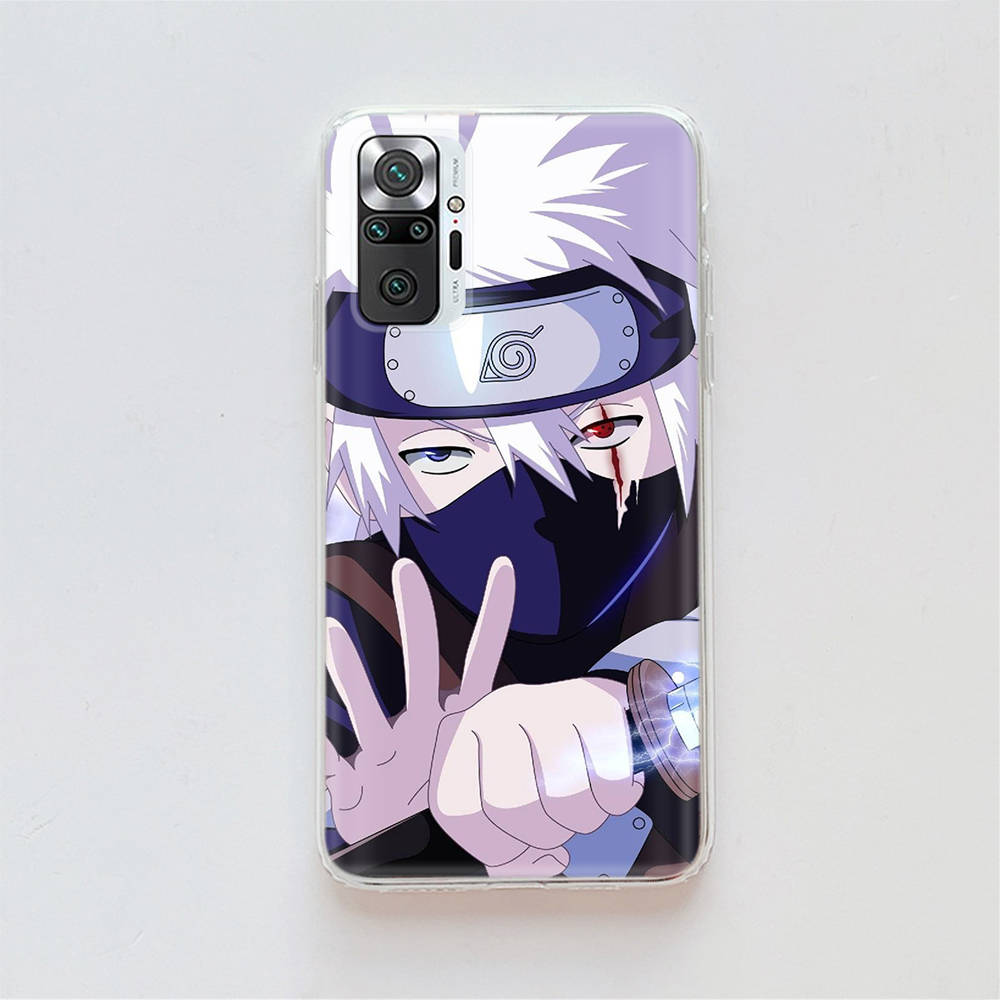 Прозрачный чехол для Samsung A04 A14 A23 A34 A54 M23 M33 M52 M53 Realme Narzo 50 50I 50a Prime C35 C55 C30S 10 9 Pro D-49 Наруто Какаши Tecno POP 5 бездна