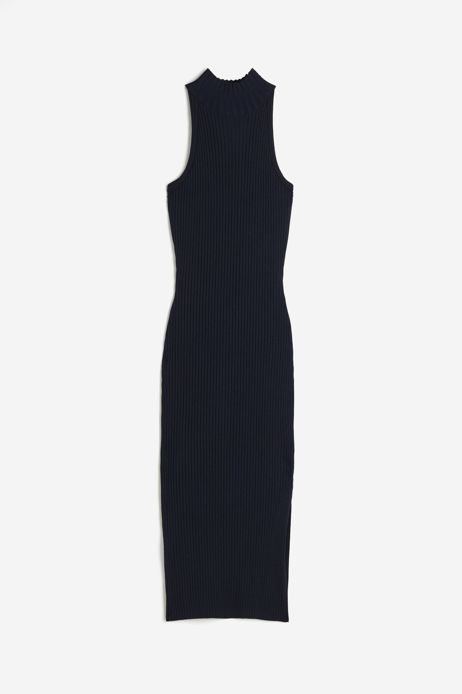 Rib-knit turtleneck dress 
Rib-knit turtleneck dress