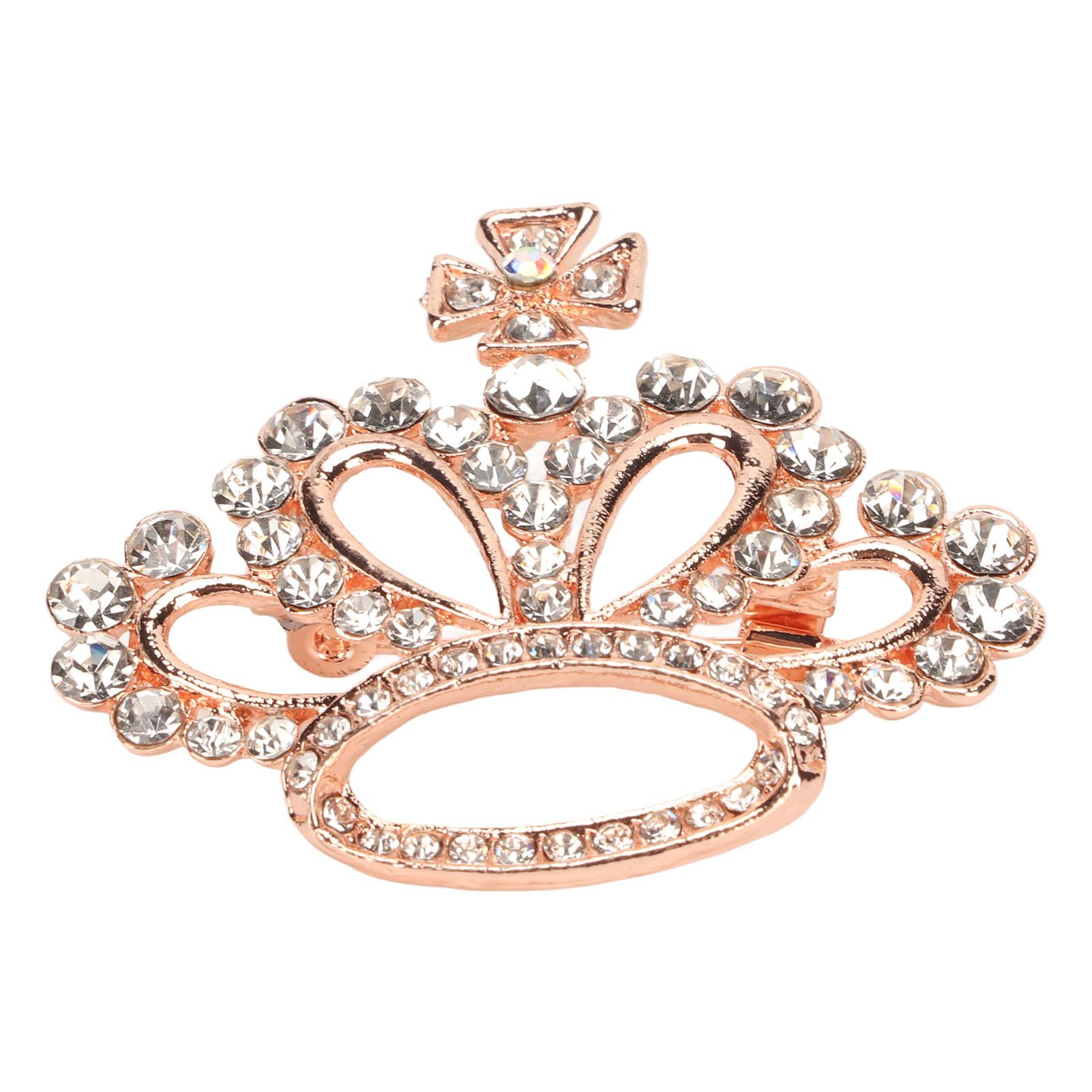 White Women Rhinestone Crown Brooch Stylish Decorative Female Ladies Rhinestone Breastpin
White Women Rhinestone Crown Brooch Stylish Decorative Female Ladies Rhinestone Breastpin