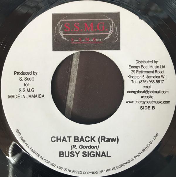 7inch Record BUSY SIGNAL - Chat Back NONE S.S.M.G. 2006 Jamaica Reggae, Ska & Dub Used
7inch Record BUSY SIGNAL - Chat Back NONE S.S.M.G. 2006 Jamaica Reggae, Ska & Dub Used