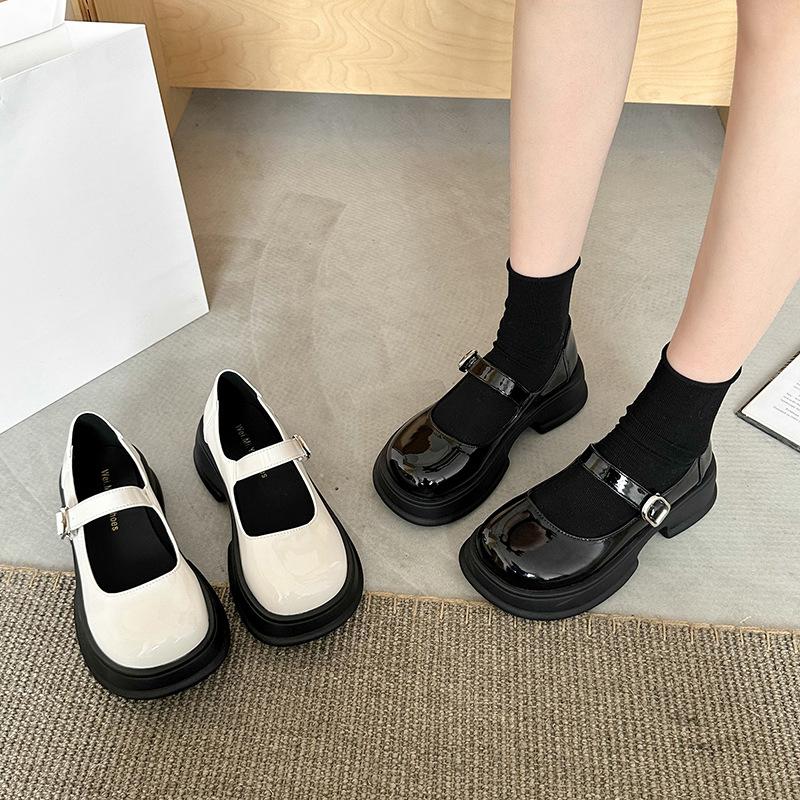 Thick-soled retro round head single shoes women s shallow mouth 2025 new small leather shoes style thick heel college versatile 40
Thick-soled retro round head single shoes women s shallow mouth 2025 new small leather shoes style thick heel college versatile 40