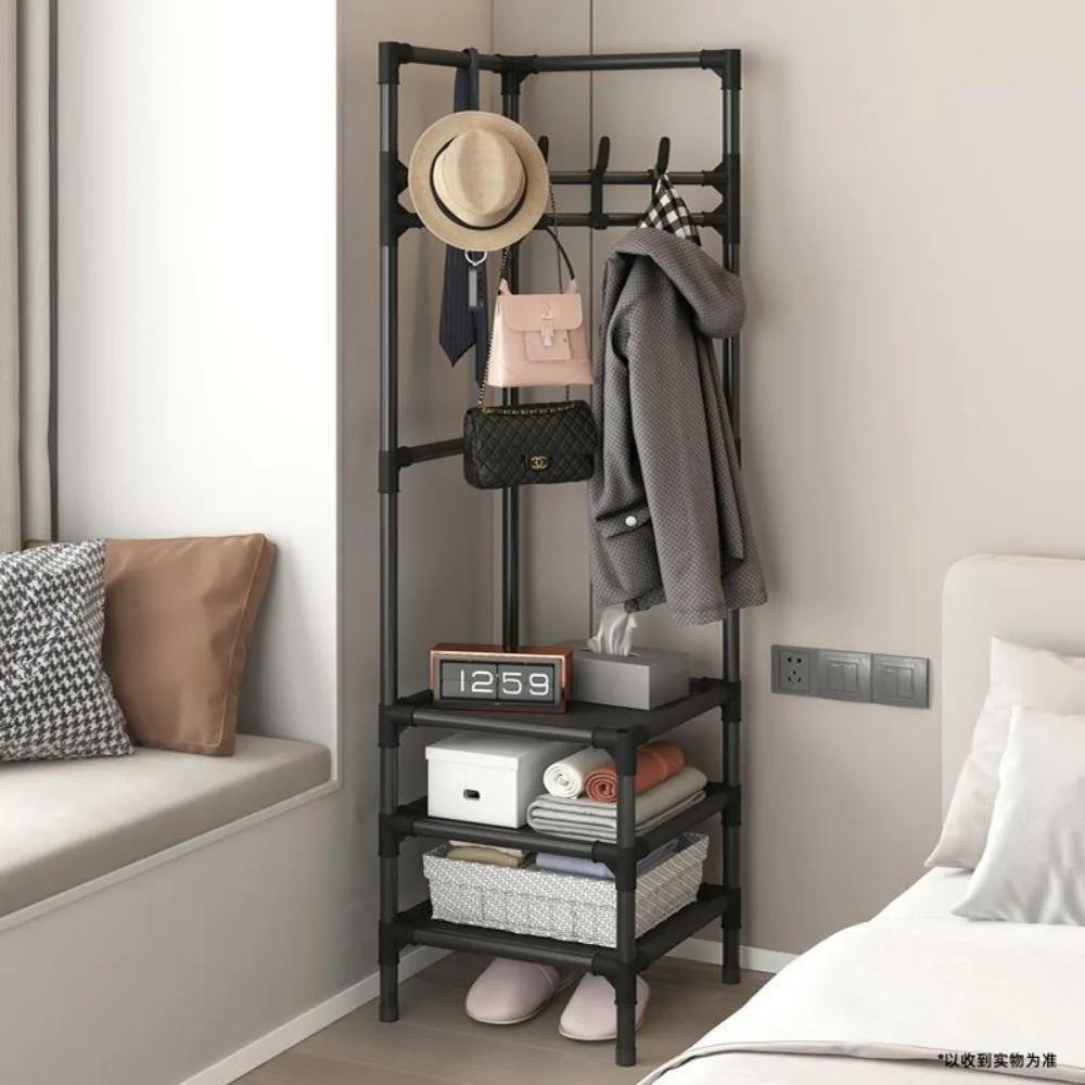 Bedrooms Corner Clothes Rack Multi-Layer Nightstand Clothes Coat Racks Simple Household Bedroom Floor Standing Hangers Shelve
Bedrooms Corner Clothes Rack Multi-Layer Nightstand Clothes Coat Racks Simple Household Bedroom Floor Standing Hangers Shelve