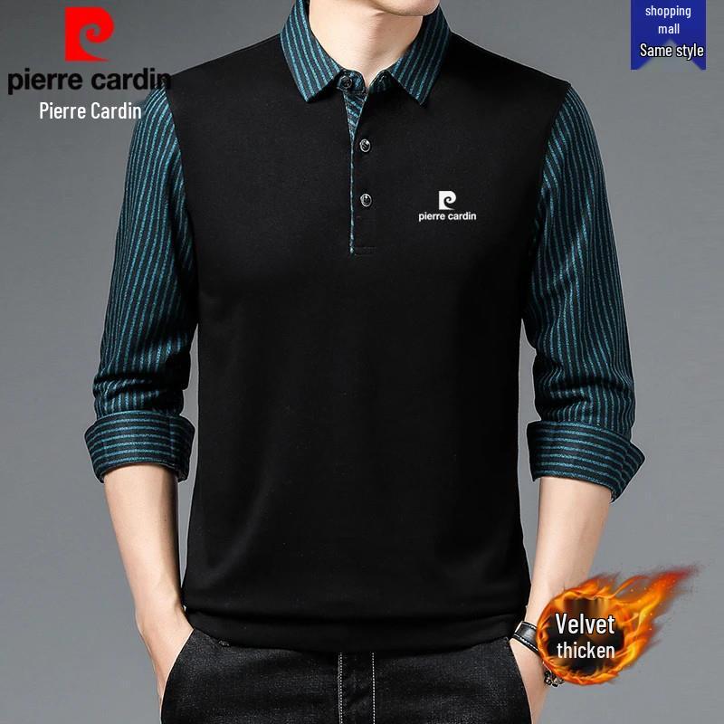 Pierre Cardin Men s Mulberry Silk Fleece-Lined Polo Sweatshirt with Long Sleeves, Autumn/Winter Collection 2XL, 150-165 Jin чорний/синій
Pierre Cardin Men s Mulberry Silk Fleece-Lined Polo Sweatshirt with Long Sleeves, Autumn/Winter Collection 2XL, 150-165 Jin чорний/синій