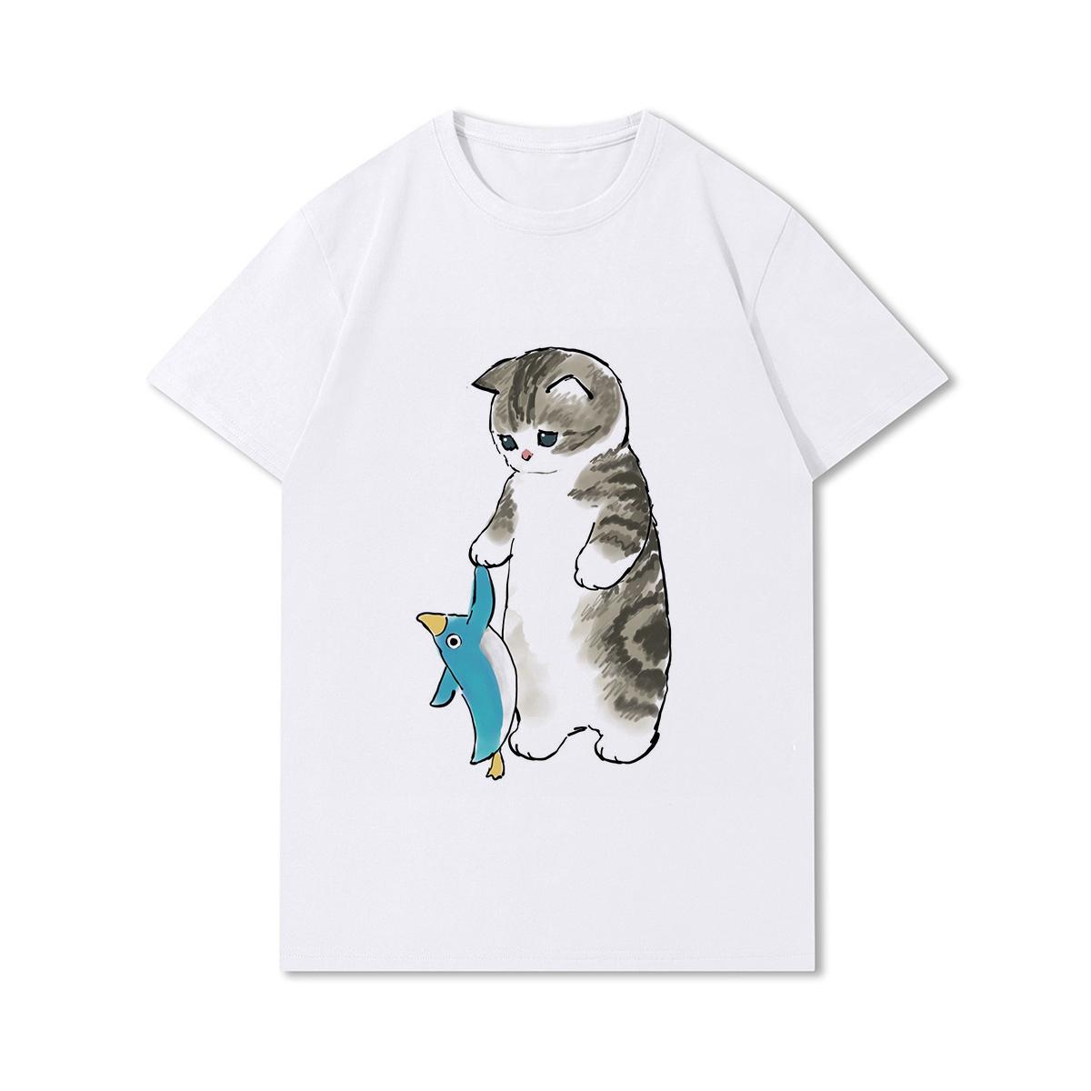 Женские футболки больших размеров Kawaii Cat Shark с принтом для девочек и животных Y2K, модные топы с принтом 90-х годов, футболка для девочек, белая одежда
Женские футболки больших размеров Kawaii Cat Shark с принтом для девочек и животных Y2K, модные топы с принтом 90-х годов, футболка для девочек, белая одежда
