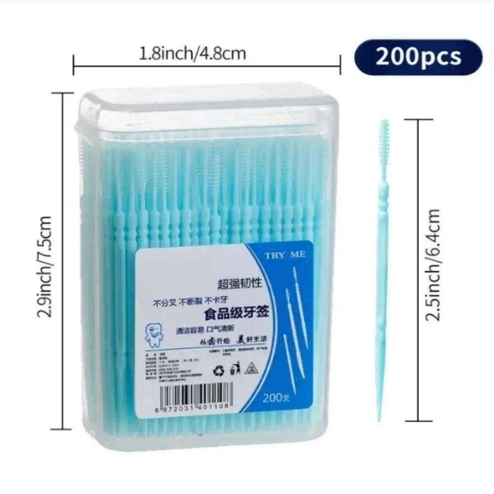 200 шт. в коробке Зубочистка-щетка Портативная Портативная Пластиковая Зубочистка Одноразовая Бытовая Межзубная Щетка Зубочистка Линия синий
200 шт. в коробке Зубочистка-щетка Портативная Портативная Пластиковая Зубочистка Одноразовая Бытовая Межзубная Щетка Зубочистка Линия синий