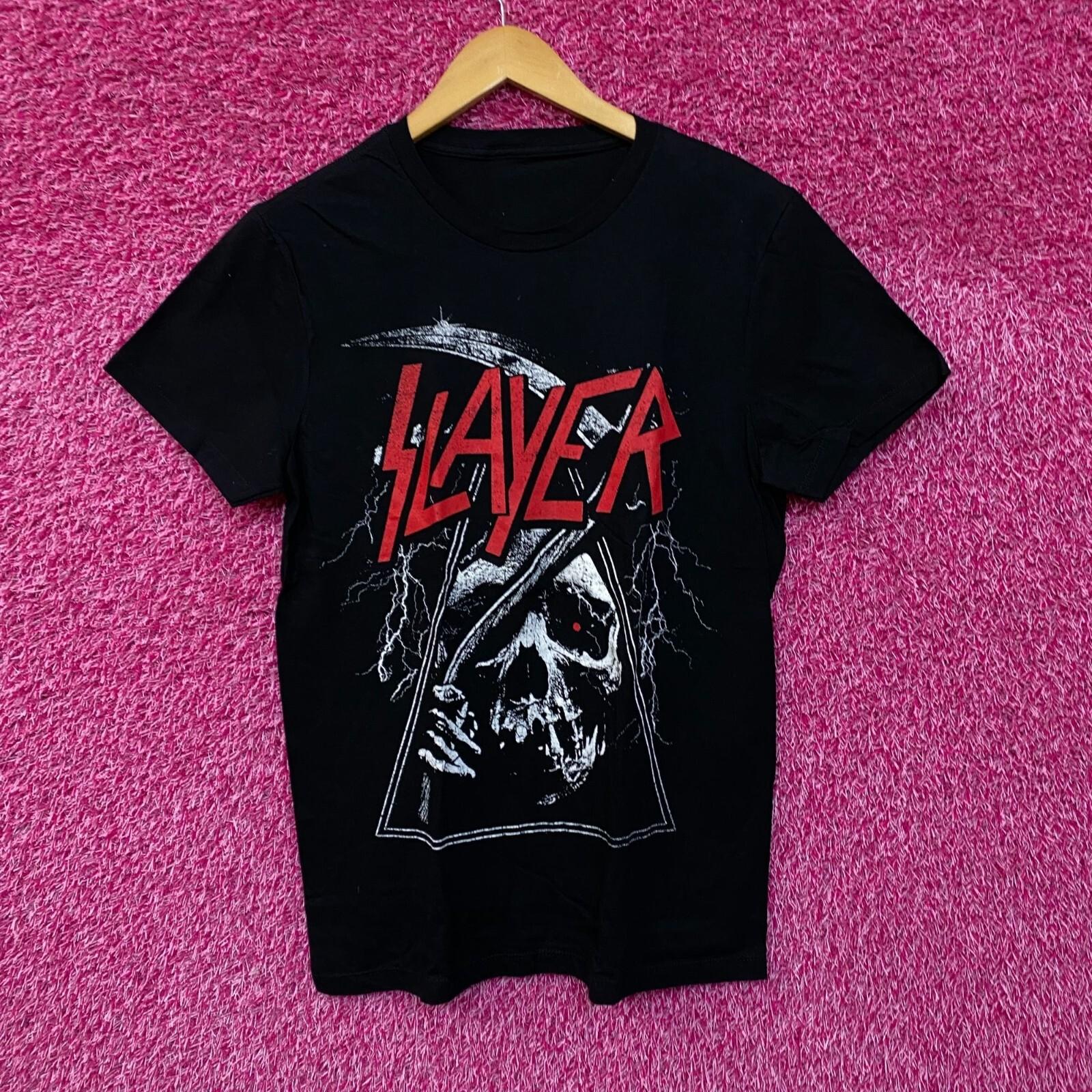 Металлическая футболка Slayer размера S L
Металлическая футболка Slayer размера S L