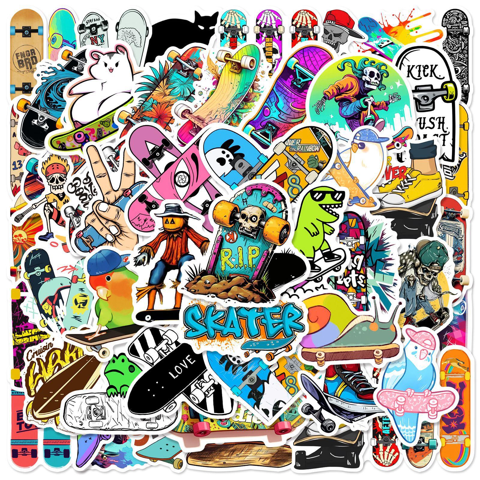 50pcs Street Skateboarding Cool Cartoon Graffiti Stickers DIY Phone Guitar Laptop Notebook Suitcase Waterproof Sticker
50pcs Street Skateboarding Cool Cartoon Graffiti Stickers DIY Phone Guitar Laptop Notebook Suitcase Waterproof Sticker