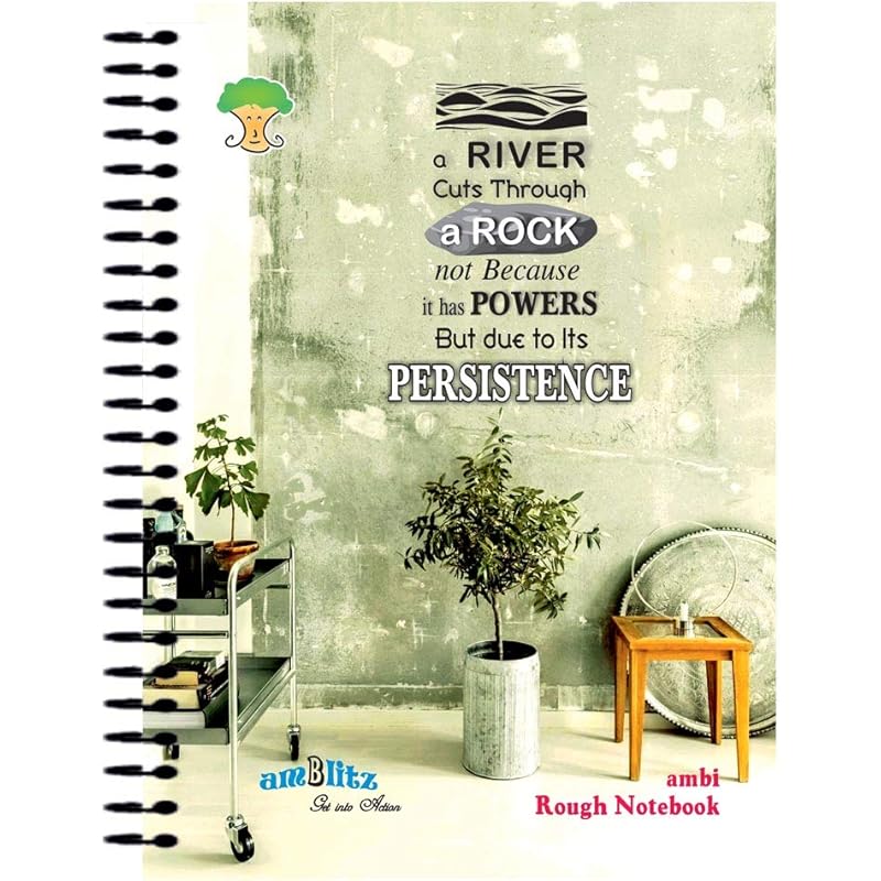 Amblitz Rough Ambi Single Line Spiral Notebook (A4-500 Pages) - Pack Of 4 Regular
Amblitz Rough Ambi Single Line Spiral Notebook (A4-500 Pages) - Pack Of 4 Regular