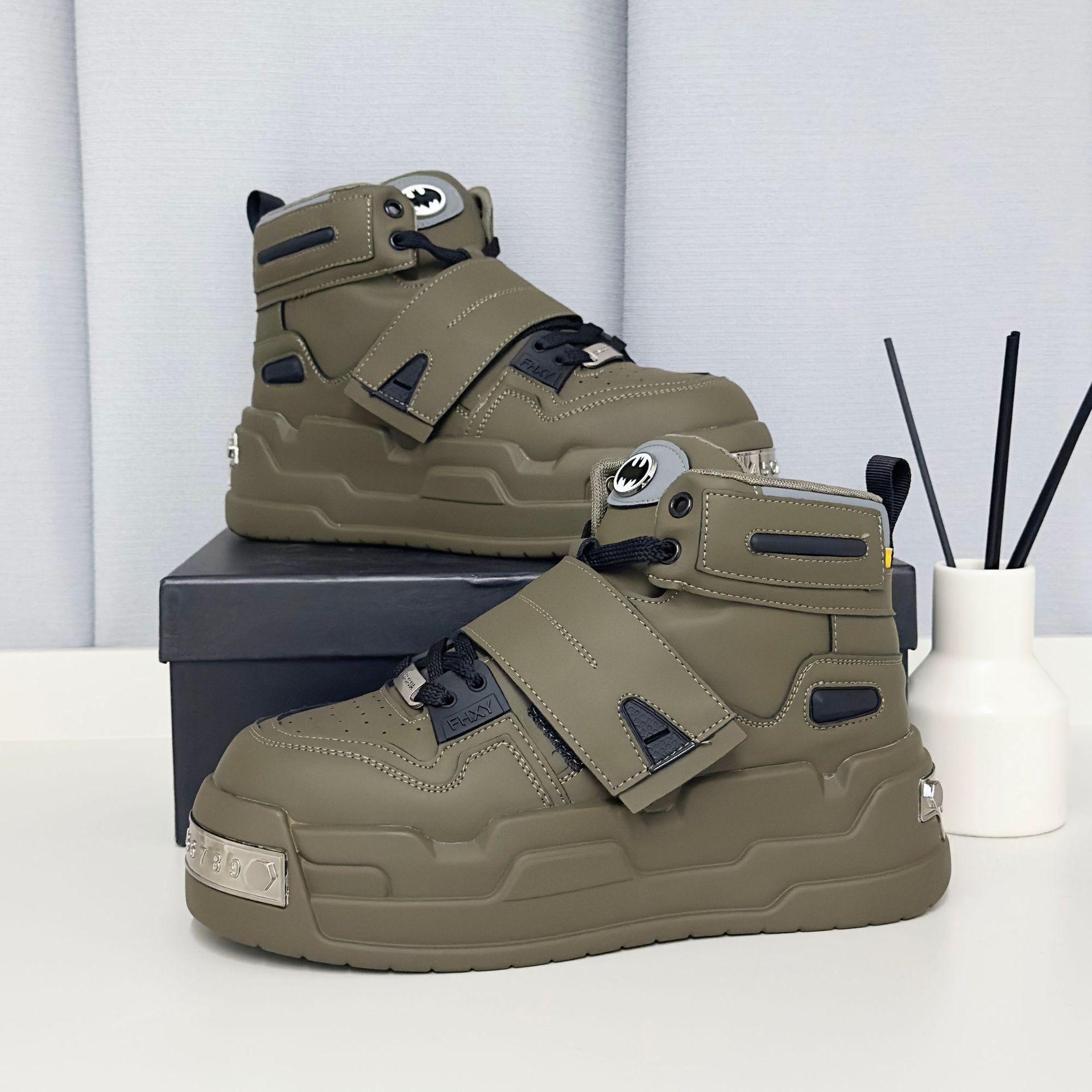 HEYANG Men s High-Top Bread Shoes - Thick Sole, Height-Boosting, Casual and Versatile Sneakers 42 армия зеленый
HEYANG Men s High-Top Bread Shoes - Thick Sole, Height-Boosting, Casual and Versatile Sneakers 42 армия зеленый