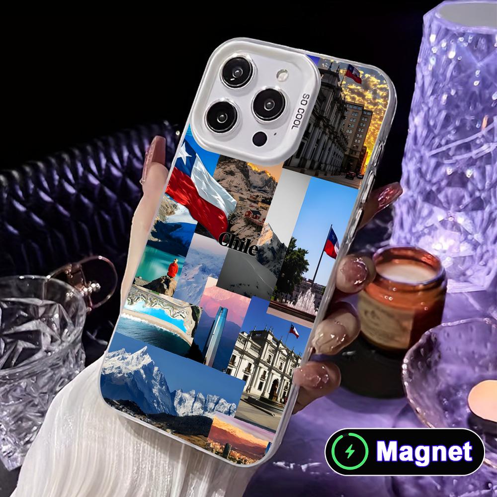 Chile Flag White Translucent MagSafe Mobile Phone Case for iPhone 17 16 15 14 13 12 11 X XR XS Air Pro Max Plus Cover iPhone 11 Pro Max
Chile Flag White Translucent MagSafe Mobile Phone Case for iPhone 17 16 15 14 13 12 11 X XR XS Air Pro Max Plus Cover iPhone 11 Pro Max