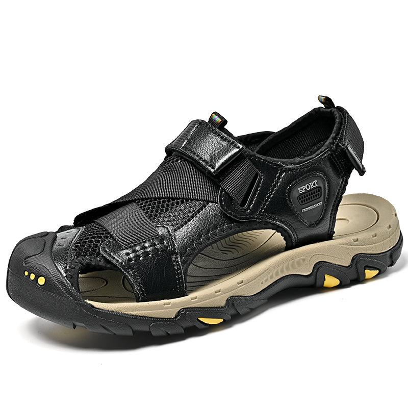 Высококачественные сандалии мужские летние дышащие пляжные туфли большого размера для отдыха на открытом воздухе 38 чёрный
Высококачественные сандалии мужские летние дышащие пляжные туфли большого размера для отдыха на открытом воздухе 38 чёрный