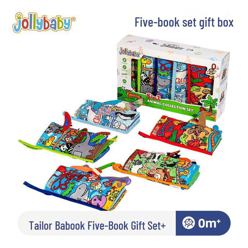 Jollybaby Набор тканевых книг с хвостами животных - Не рвущиеся, развивающие игрушки для младенцев
Jollybaby Набор тканевых книг с хвостами животных - Не рвущиеся, развивающие игрушки для младенцев