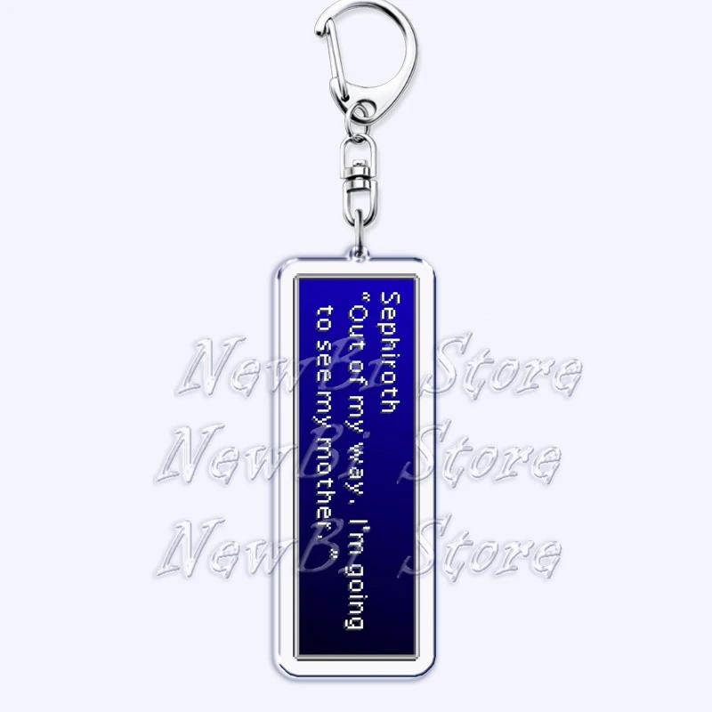 Hot Action Game Keychains for Accessories Bag Key Chain Ring Cloud Strife Ffvii Tifa Sephiroth Jewelry Gamer Fans Gifts Keyrings
Hot Action Game Keychains for Accessories Bag Key Chain Ring Cloud Strife Ffvii Tifa Sephiroth Jewelry Gamer Fans Gifts Keyrings