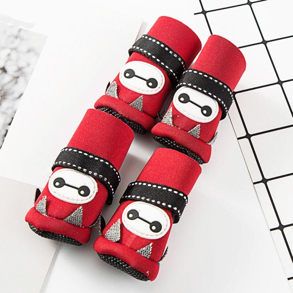 4pcs/set Non-slip Pet Non-slip Soft Soled Shoes Wear-resistant Dog Foot Cover Walking
4pcs/set Non-slip Pet Non-slip Soft Soled Shoes Wear-resistant Dog Foot Cover Walking