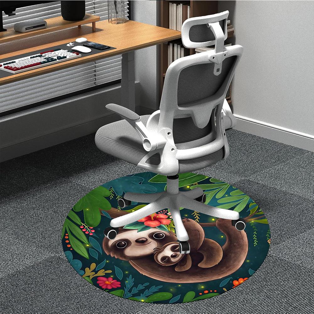 1pcSloth Jungle Office Round Area Rug, Indoor Mat Suitable ForOffice, Under Office Chairs Bedroom Living Room Home Decor, Room Deco 010 80cm by 80cm
1pcSloth Jungle Office Round Area Rug, Indoor Mat Suitable ForOffice, Under Office Chairs Bedroom Living Room Home Decor, Room Deco 010 80cm by 80cm