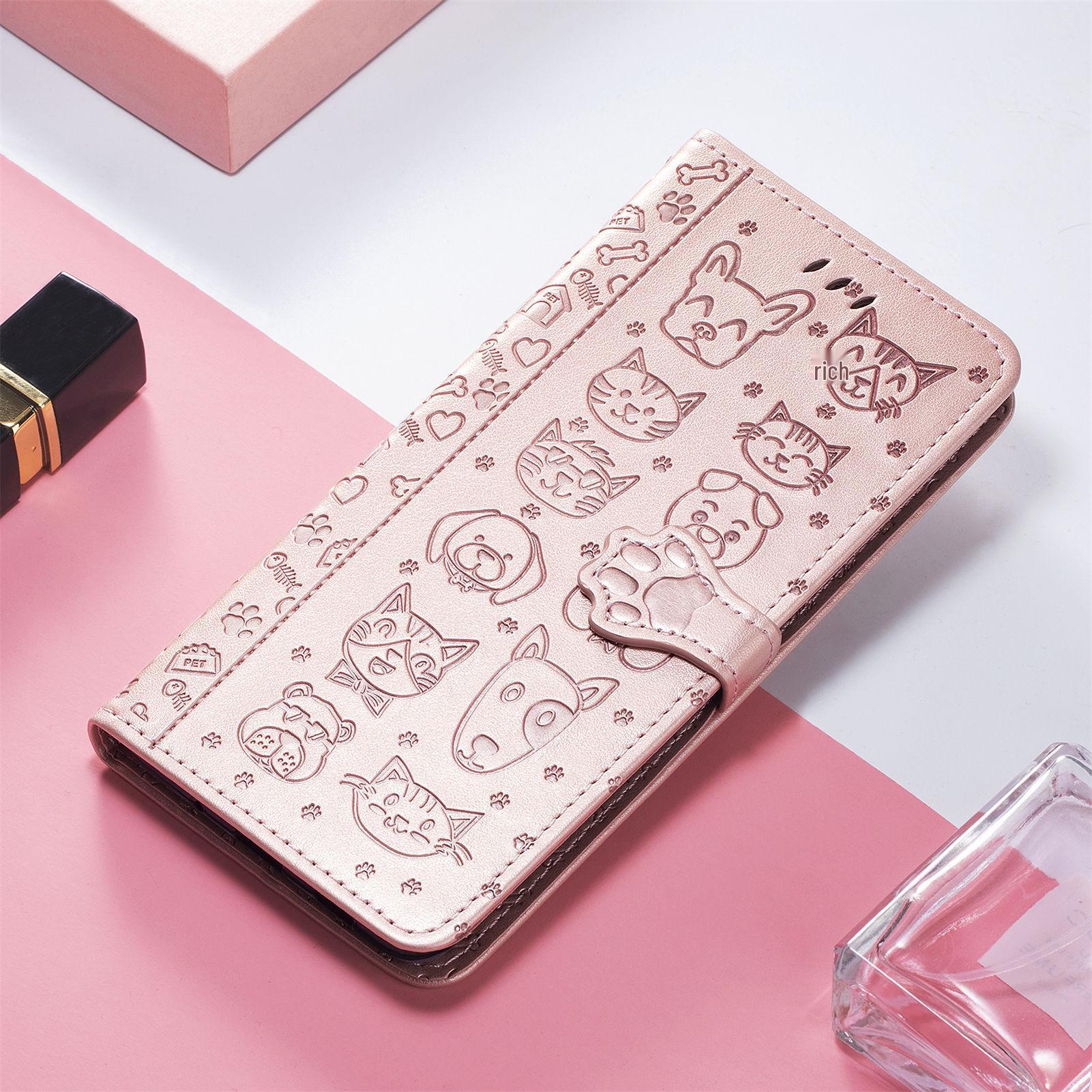 iPhone 16 Flip Leather Case - PU Embossed Cat Dog Design - Compatible with Apple 15 iPhone 14 Plus розового золота
iPhone 16 Flip Leather Case - PU Embossed Cat Dog Design - Compatible with Apple 15 iPhone 14 Plus розового золота