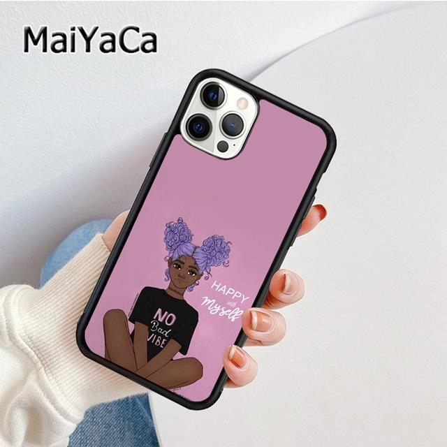 MaiYaCa Afro Black Girl Phone Case Cover For iPhone 17 Air 16 16e 15 plus 11 12 13 14 pro max shell coque iPhone 11pro max
MaiYaCa Afro Black Girl Phone Case Cover For iPhone 17 Air 16 16e 15 plus 11 12 13 14 pro max shell coque iPhone 11pro max