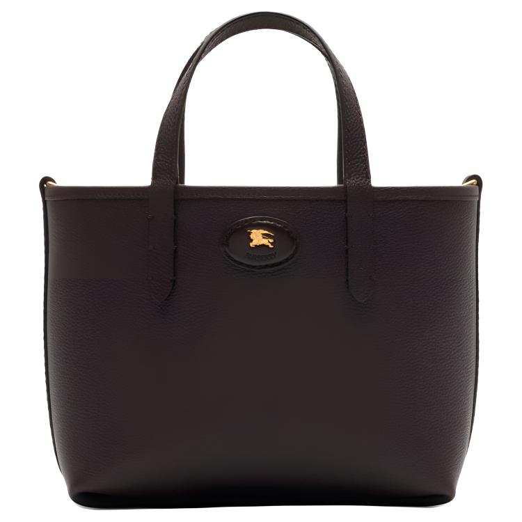 Burberry Dark Brown Pebbled Leather Mini Tote Bag With Gold Equestrian Knight Logo For Daily Use Basic Set (Bag+Dust Bag)
Burberry Dark Brown Pebbled Leather Mini Tote Bag With Gold Equestrian Knight Logo For Daily Use Basic Set (Bag+Dust Bag)