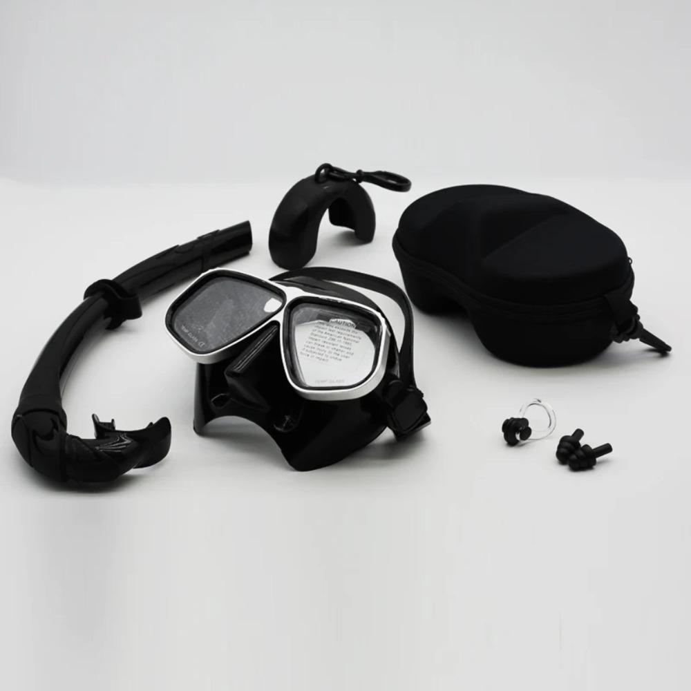 JUNHAINS Free Diving Mask Low-Capacity Aluminum Alloy Glasses Frame Wet Breathing Tube Snorkel Set For free diving, snorkeling
JUNHAINS Free Diving Mask Low-Capacity Aluminum Alloy Glasses Frame Wet Breathing Tube Snorkel Set For free diving, snorkeling