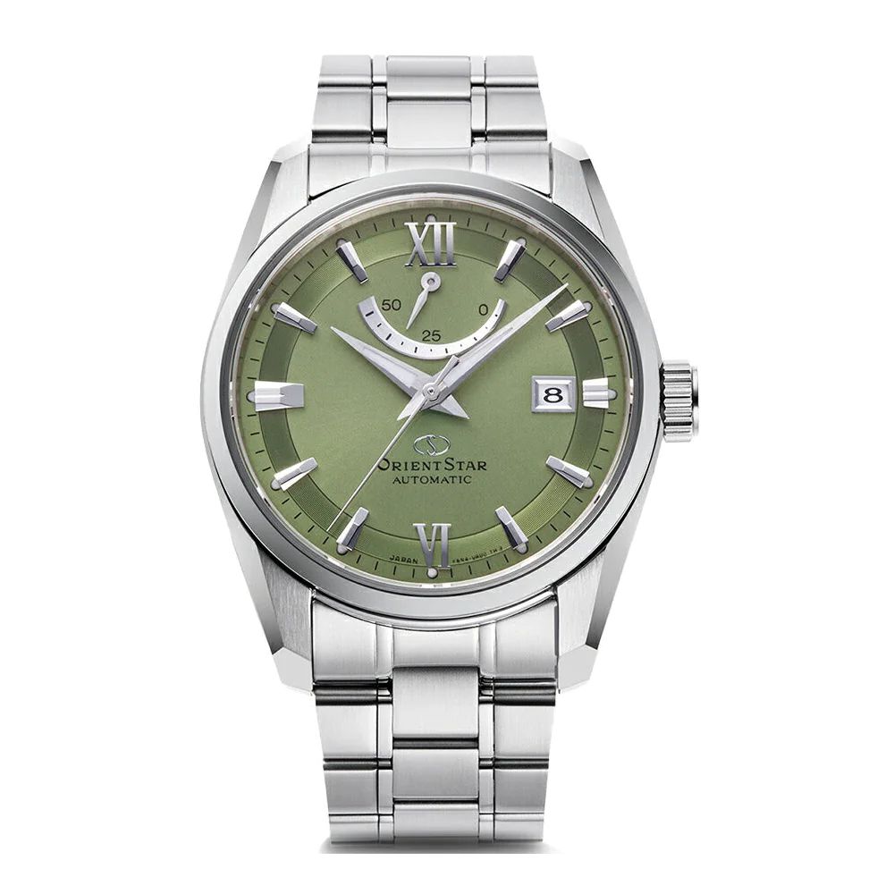 ORIENT STAR Механические Современные Сделано в Японии Мужские часы RE-AU0107E зелёный
ORIENT STAR Механические Современные Сделано в Японии Мужские часы RE-AU0107E зелёный