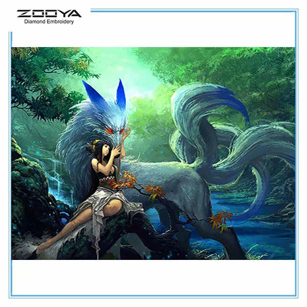 ZOOYA 3D Алмазная вышивка Картина Вышивка крестом Круглый горный хрусталь Картина Акварель Девятихвостая лиса
ZOOYA 3D Алмазная вышивка Картина Вышивка крестом Круглый горный хрусталь Картина Акварель Девятихвостая лиса