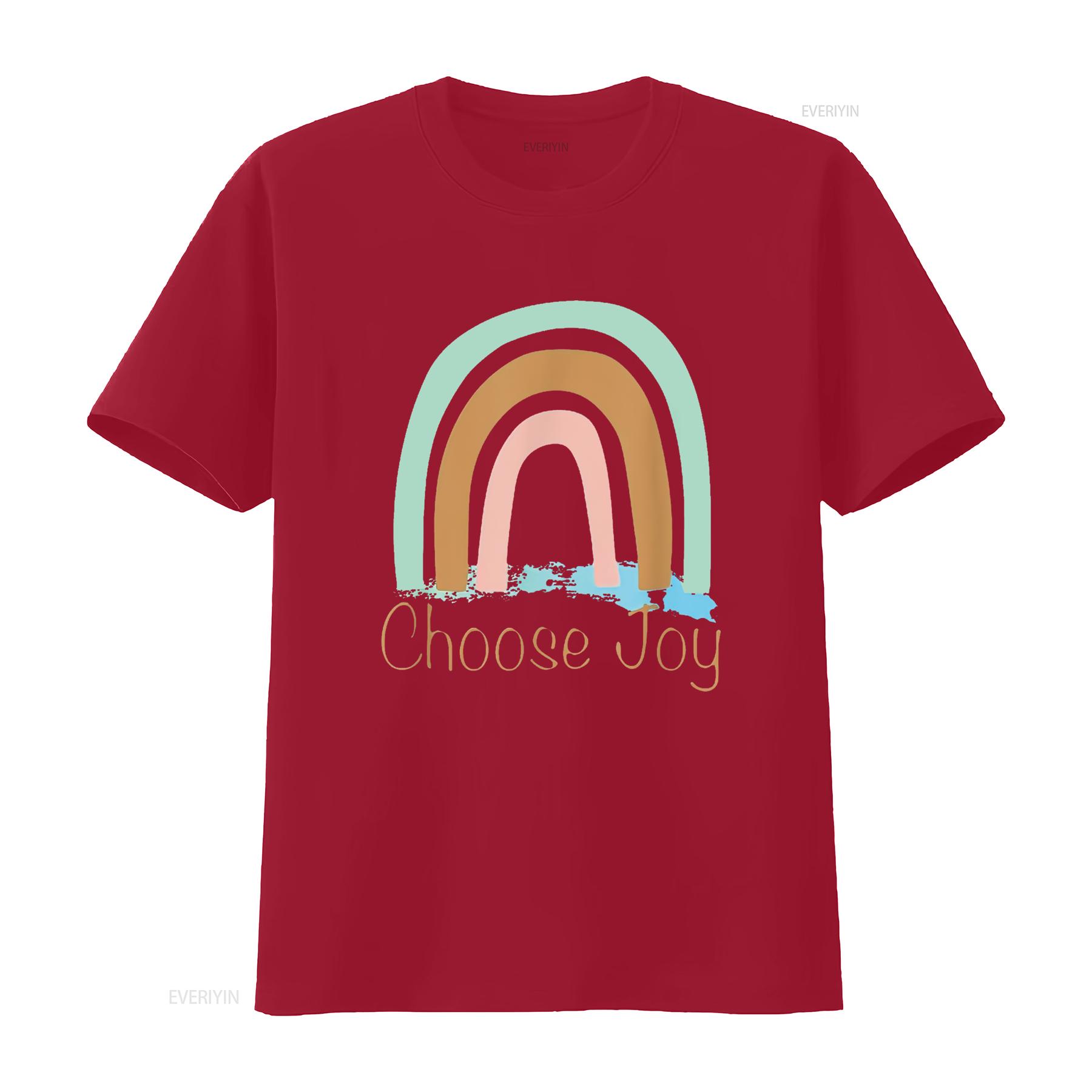 Choose Joy Womens Cute Rainbow T Shirt Inspiration Black Medium vintage Washed Unisex fashion Slightly Versatile Comfortable S
Choose Joy Womens Cute Rainbow T Shirt Inspiration Black Medium vintage Washed Unisex fashion Slightly Versatile Comfortable S